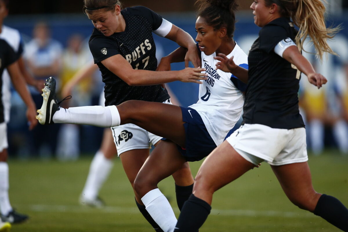 BYU women’s soccer tops Colorado in front of record crowd News
